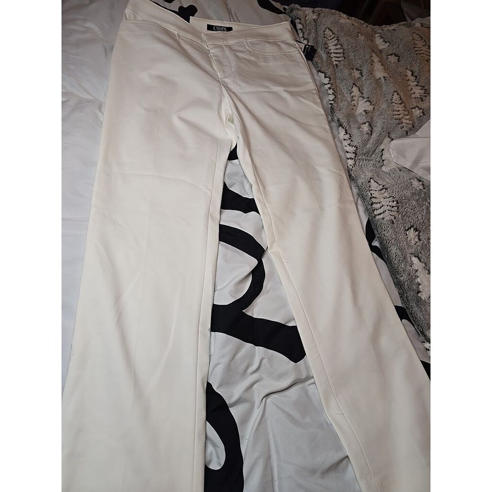 Ladies "Chaps" Size 6, White, Mid Rise, Comfort Waist, Fit, Shape, Sculpt, Pants